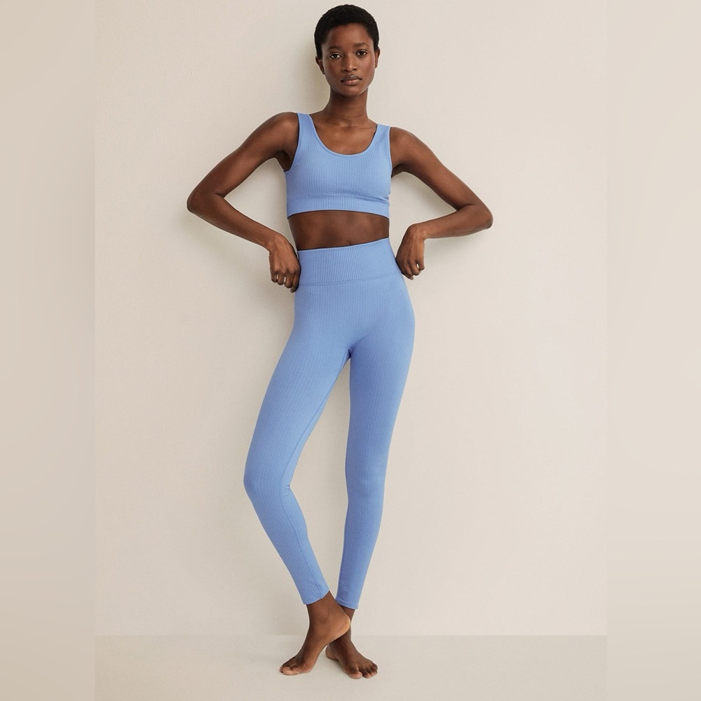 Mango Ribbed Leggings Apolo